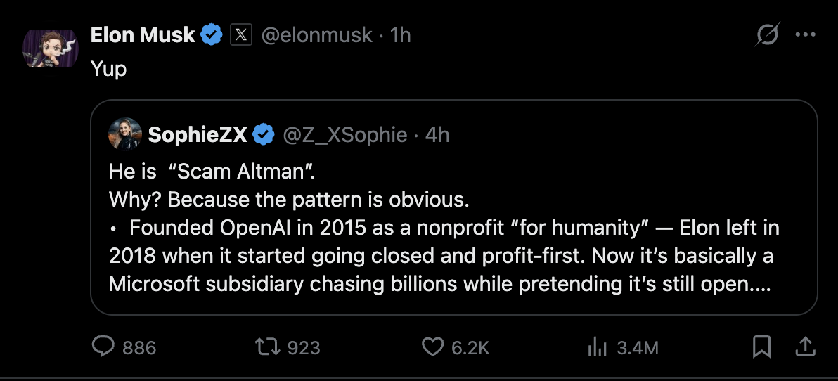 Felon Musk tweet screenshot 3